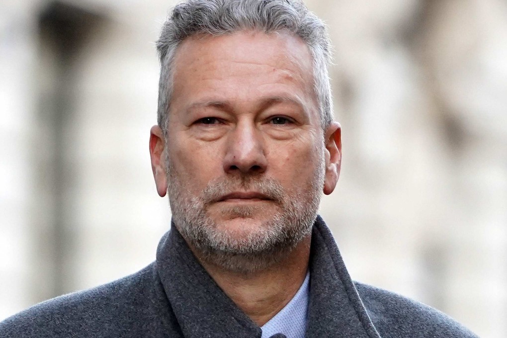 Reform UK’s former leader in Wales, Nathan Gill, arrives for a sentencing hearing on Friday. Photo: AFP