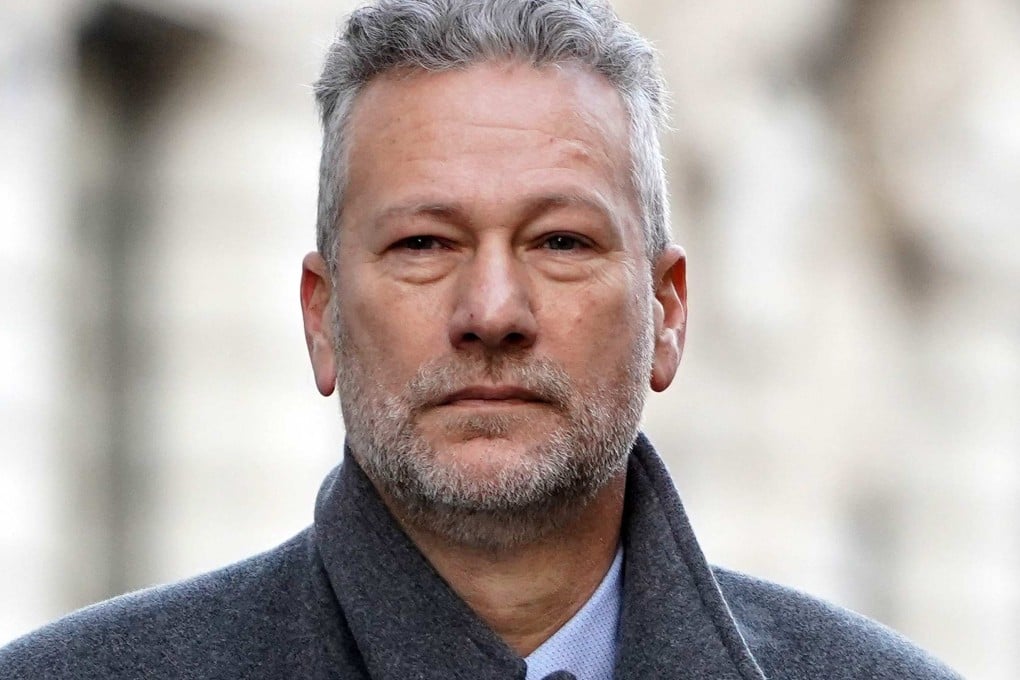 Reform UK’s former leader in Wales, Nathan Gill, arrives for a sentencing hearing on Friday. Photo: AFP