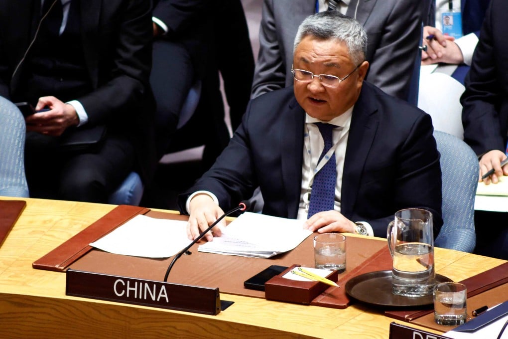 Fu Cong, China’s ambassador to the UN, has renewed Beijing’s criticism of Tokyo in a letter to the UN secretary general. Photo: AFP