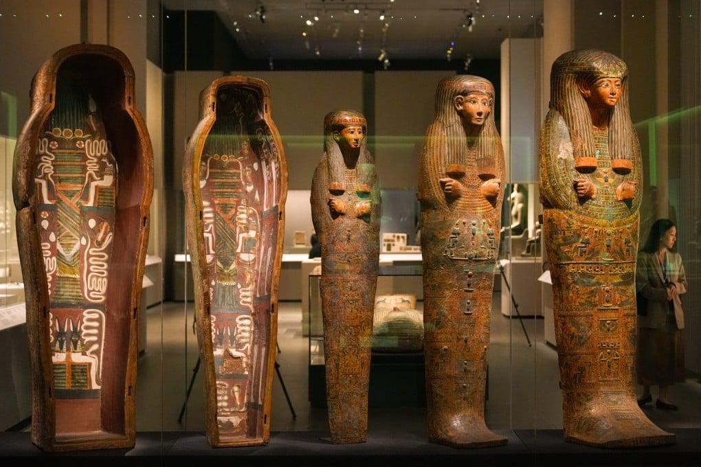 Artefacts from the exhibition at the Hong Kong Palace Museum. Photo: Sam Tsang