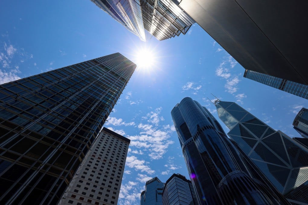 Prime office rents in Central  rose modestly in November. Photo: Jelly Tse