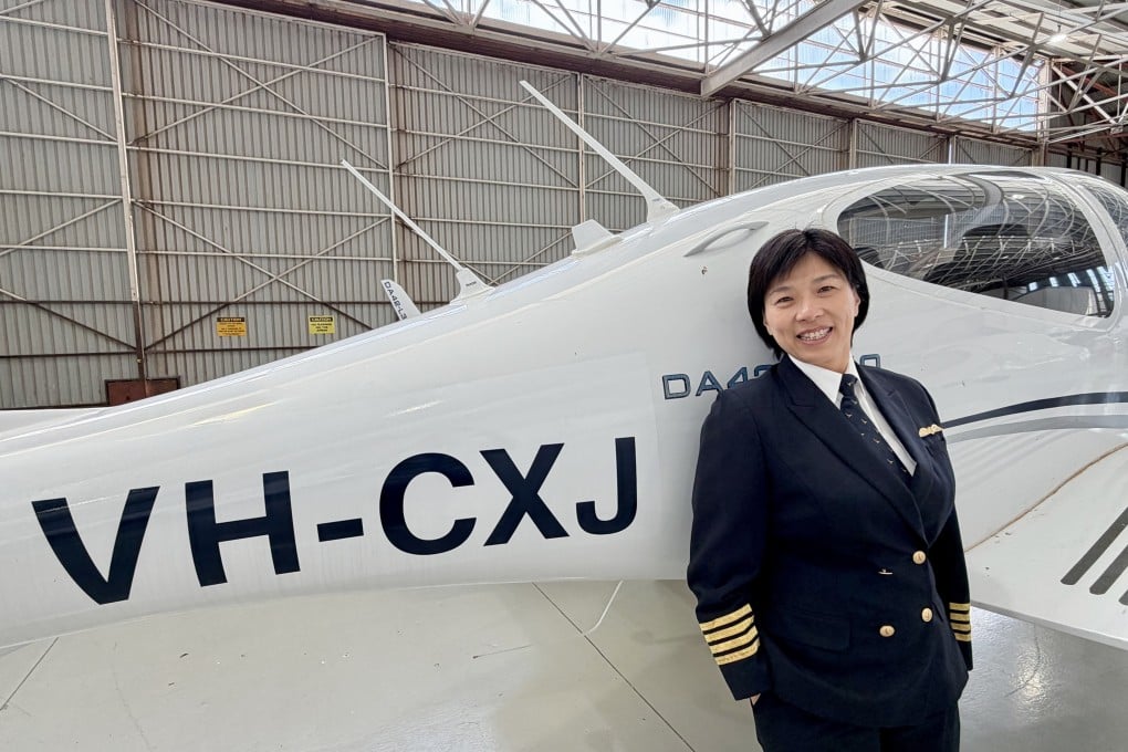 Cathay Pacific’s first female captain Candy Wu at the Flight Training Adelaide academy in Australia, where she graduated in 1995. Photo: Denise Tsang