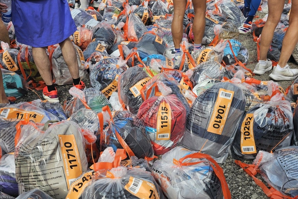 Seven runners’ personal belongings are still missing after a chaotic baggage collection process at the Kerry Hong Kong Streetathon. Photo: Handout