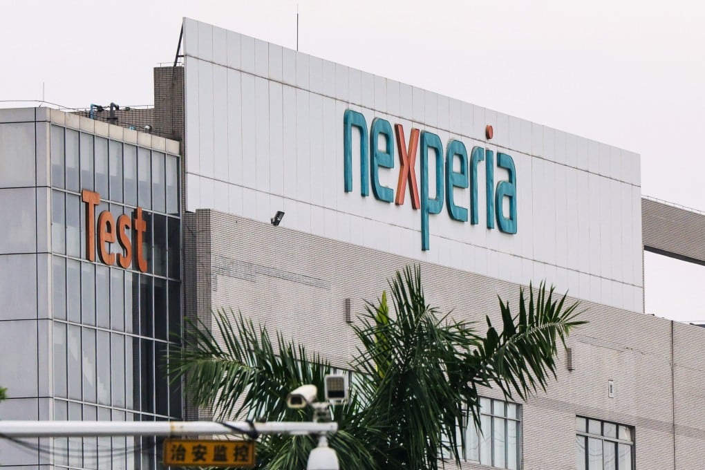 Nexperia’s factory in Dongguan, southern China’s Guangdong province. Photo: Reuters