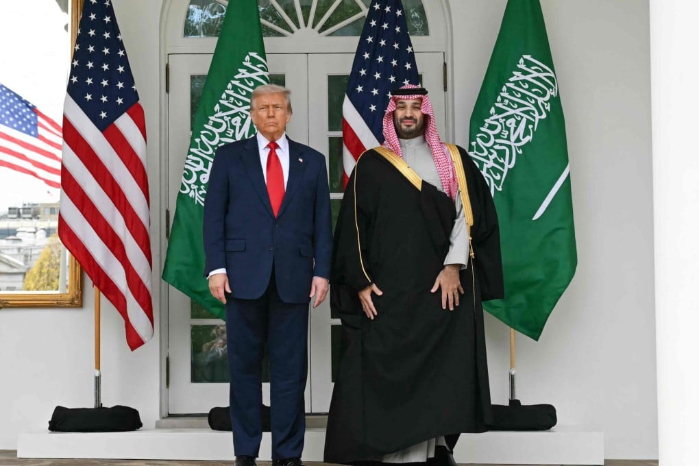 US President Donald Trump and Saudi Crown Prince Mohammed bin Salman pose for a photo at the White House on November 18. Photo: AFP