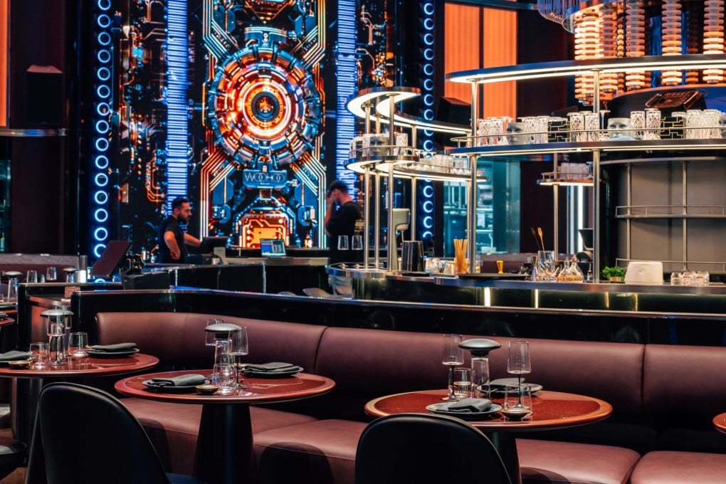 Dubai’s Woohoo restaurant, led by an AI chef, blends futuristic dining with tech-driven creativity. Photo: Woohoo