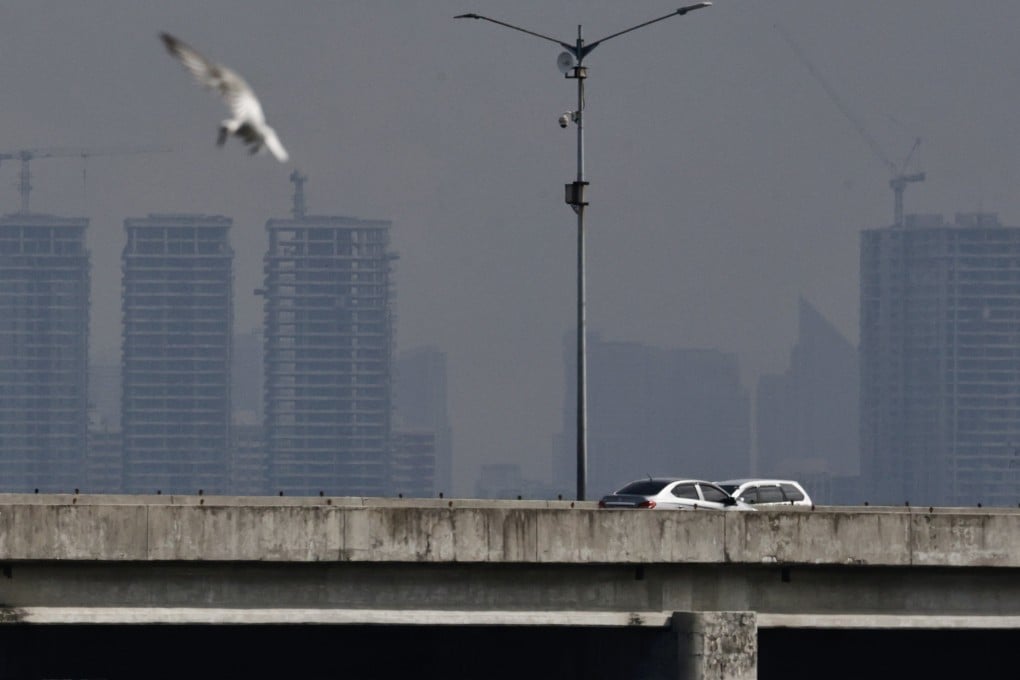 Manila’s skyline is seen from Bacoor City in Cavite province. Photo: EPA
