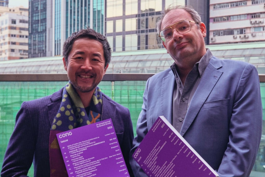 Previously colleagues at Tai Kwun, Daniel Ho (left) and Tobias Berger are the co-founders of Gold, an upcoming cultural salon in Hong Kong’s Wong Chuk Hang neighbourhood. The pair were brought together by their love for the arts and of Hong Kong as an international art hub. Photo: Serakai Studio