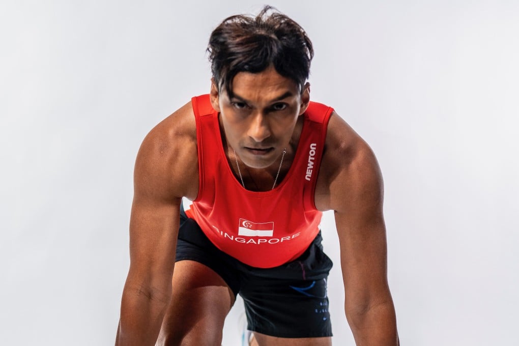 UK Shyam broke Singapore’s 100-metre sprint record in 2001 and held it until 2023. At 49, he continues to sprint “to live independently and remain cognitively healthy” as he ages. Photo: msft.collective