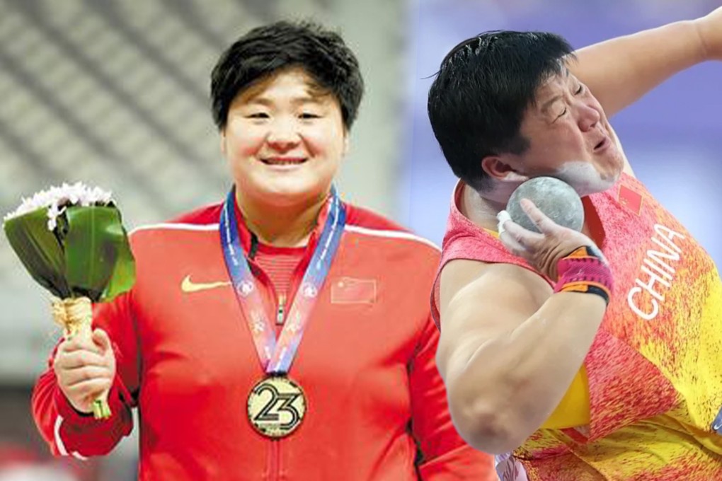 Chinese Olympic champion Gong Lijiao hopes to lose 25kg to improve her appearance and find love as she plans for her retirement. Photo: SCMP composite/Xinhua/ifeng