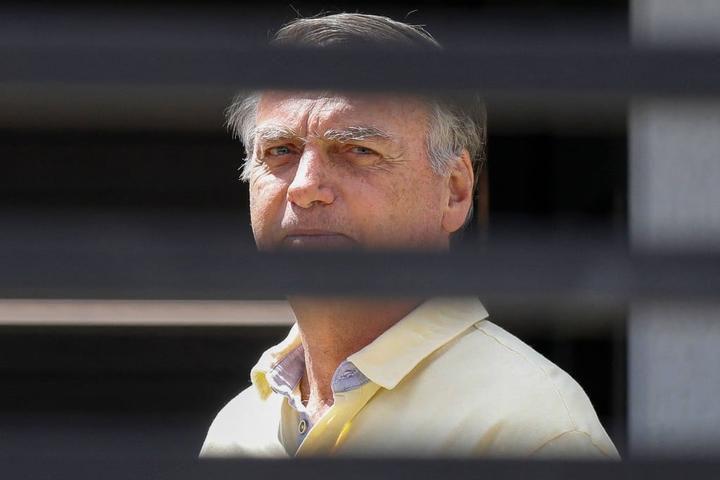 Former Brazilian president Jair Bolsonaro at his residence in Brasilia on September 3. Photo: AFP