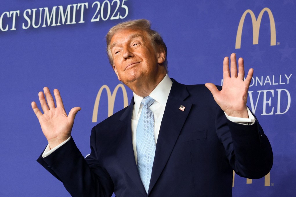 US President Donald Trump attends the McDonald’s Impact Summit in Washington on November 17. Photo: Reuters