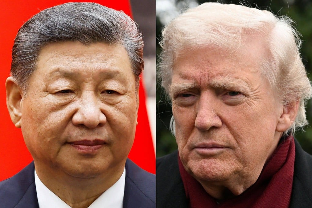 Presidents Xi Jinping and Donald Trump discussed bilateral cooperation and the issue of Taiwan in a phone call on Monday Photos: AFP