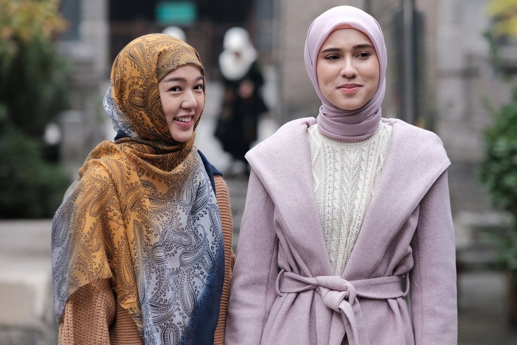 A scene from “Assalamualaikum Beijing 2: Lost in Ningxia” featuring actors Yasmin Napper (right) and Gabriella Ekaputri. Photo: Imperial Picture