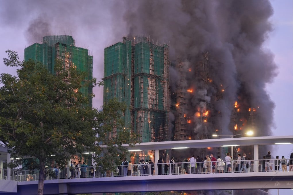 A fire at Wang Fuk Court in Tai Po has claimed 55 lives, while some 280 people are still missing. Photo: Eugene Lee