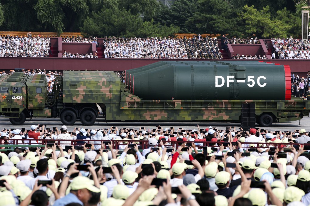 In a white paper published on Thursday, China says it “has long exercised extreme restraint in the scale and development of its nuclear arsenal”. Photo: Xinhua