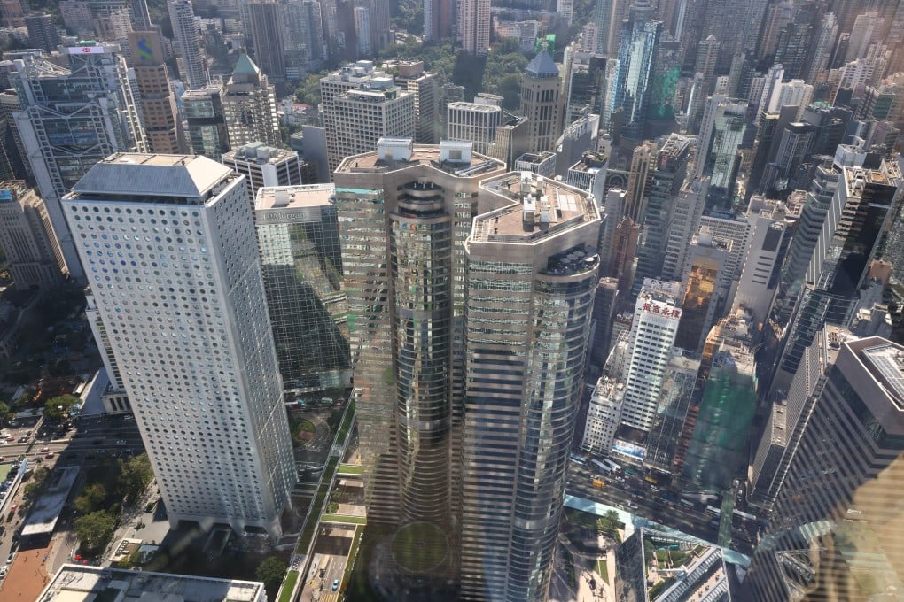 A view of Central including Exchange Square (centre), the headquarters of Hong Kong’s bourse operator, on November 14, 2025. Photo: Dickson Lee