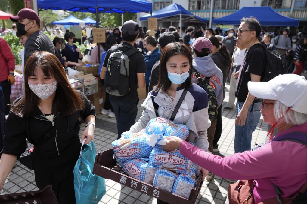 Volunteers have mobilised through social media to help distribute food, clothing, pet supplies and other necessities to help victims. Photo: Karma Lo
