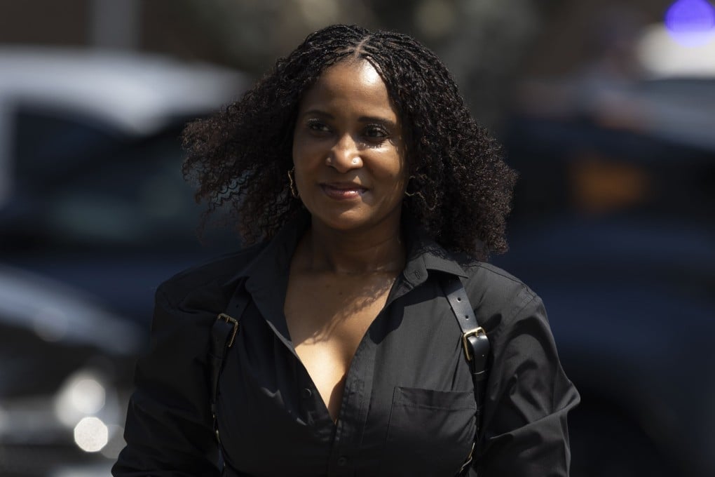 Duduzile Zuma-Sambudla, the daughter of former South African President Jacob Zuma, arrives to appear in court on charges of terrorism in Durban, South Africa earlier this month. Photo: EPA