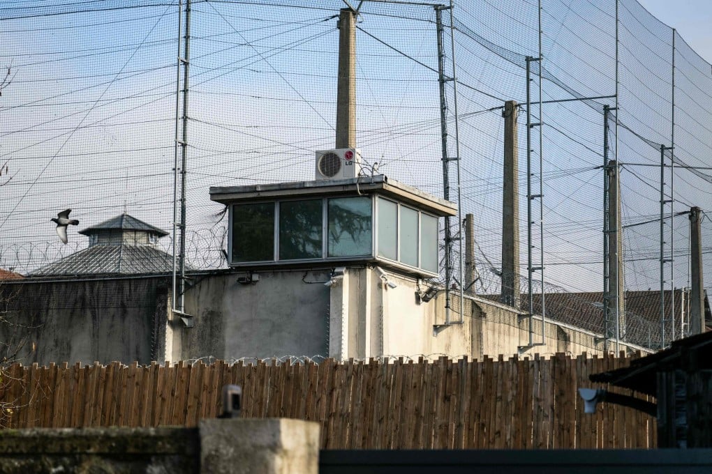 The back of Dijon prison. Built in 1853, it is in poor condition, with 311 inmates for 180 places, according to the justice ministry. Photo: AFP