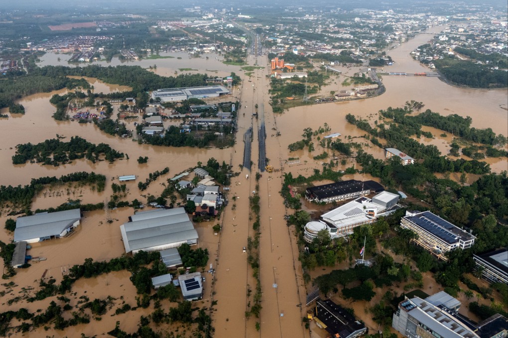Heavy rainfall caused deadly flooding in Thailand’s Songkhla province on Thursday. Photo: Reuters