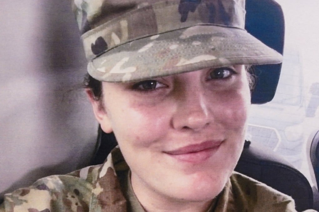 National Guard member Sarah Beckstrom, who was shot in Washington DC. Photo: Reuters
