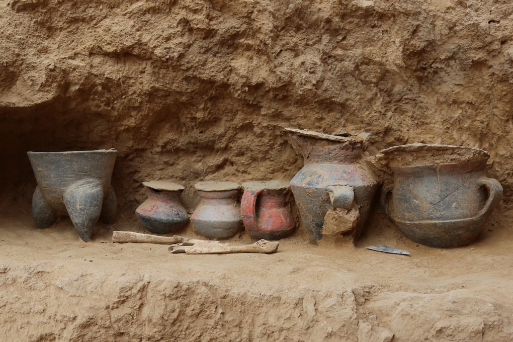 Shimao, located in the Yellow River valley in Shaanxi province, dates to the late Neolithic period, about 3,800 to 4,300 years ago. Photo: Xinhua