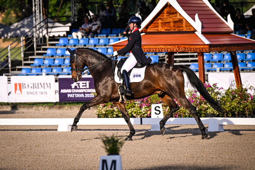 Jacqueline Siu on her mount Izonik in Pattaya. Photo: Equestrian HK