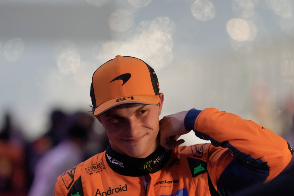 McLaren driver Oscar Piastri of Australia reacts after finishing second at the Qatar Grand Prix last Sunday. Photo: AP