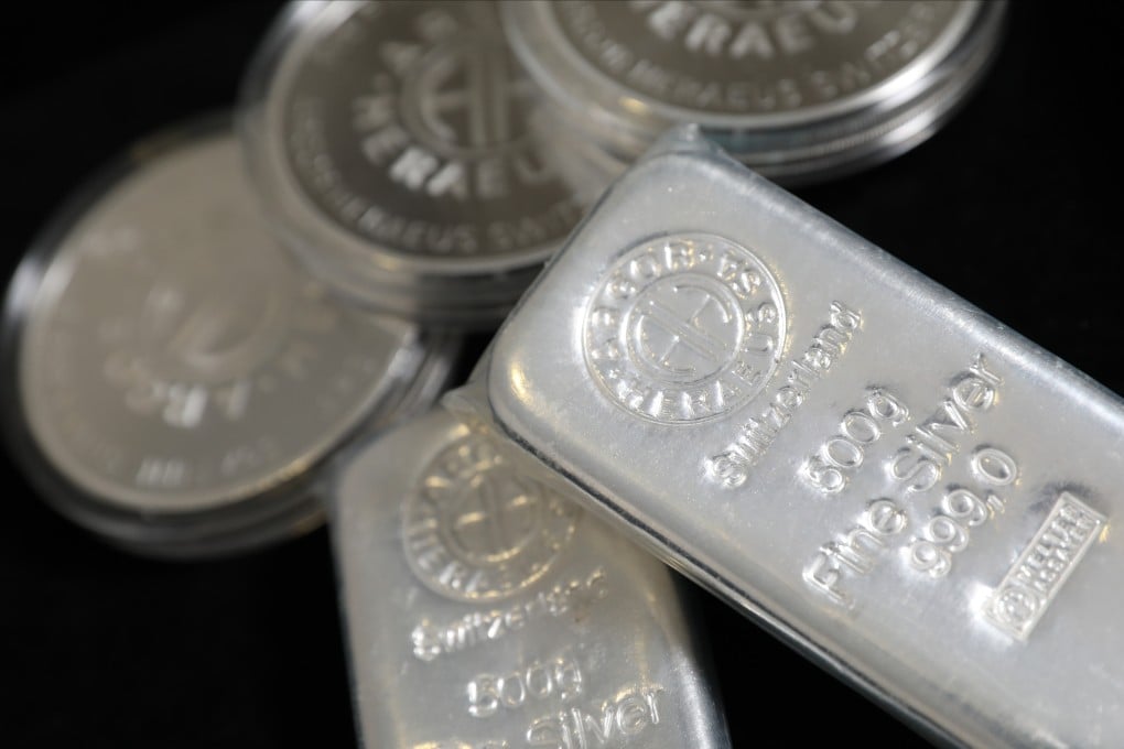 Silver, like gold, has been boosted by increased expectations that the US Federal Reserve will cut interest rates this month. Photo: May Tse