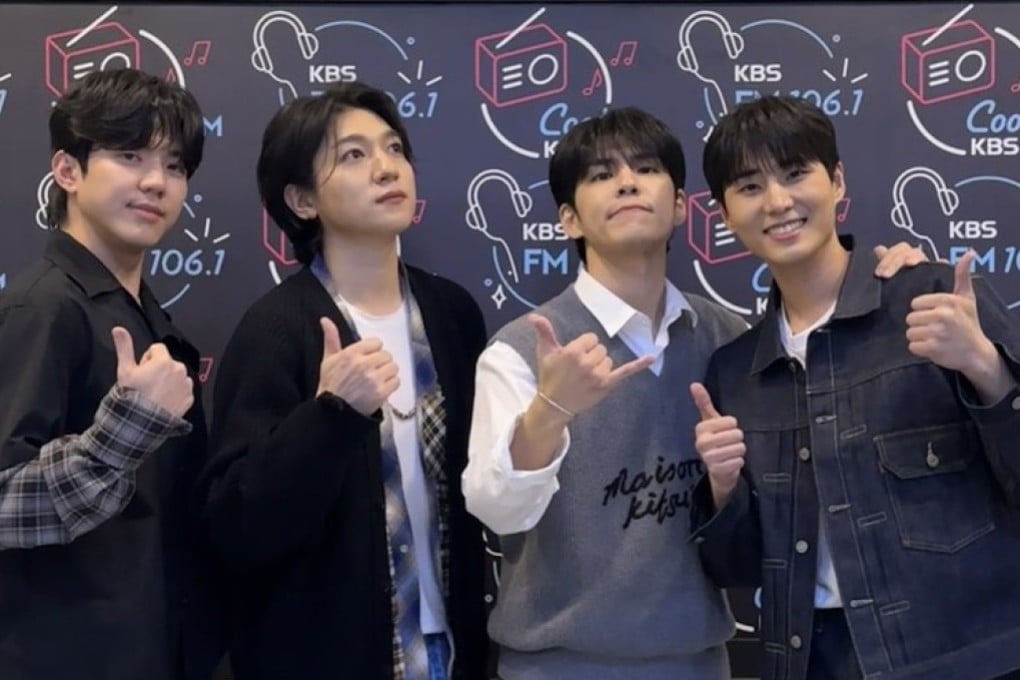 Members of Day6, a rock band under the K-pop giant JYP Entertainment. Photo: JYP Entertainment