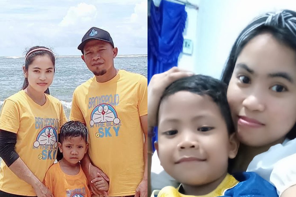 Erawati with her husband, Suyitno, and son, Doni. Photo: Suyitno