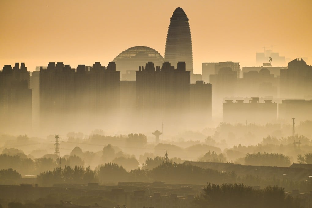 Fog surrounds skyscrapers and residential buildings in Beijing, creating a unique landscape. Photo: VCG/VCG via Getty Images