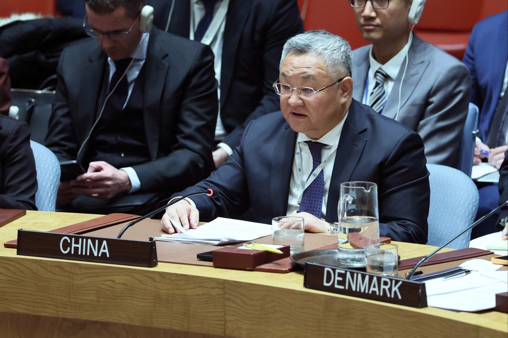China escalated its diplomatic offensive against Japan at the United Nations, with ambassador Fu Cong sending a second letter to Secretary General Antonio Guterres about Prime Minister Sanae Takaichi’s remarks on Taiwan. Photo: Getty Images