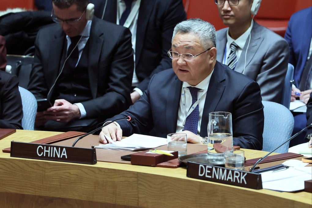 China escalated its diplomatic offensive against Japan at the United Nations, with ambassador Fu Cong sending a second letter to Secretary General Antonio Guterres about Prime Minister Sanae Takaichi’s remarks on Taiwan. Photo: Getty Images