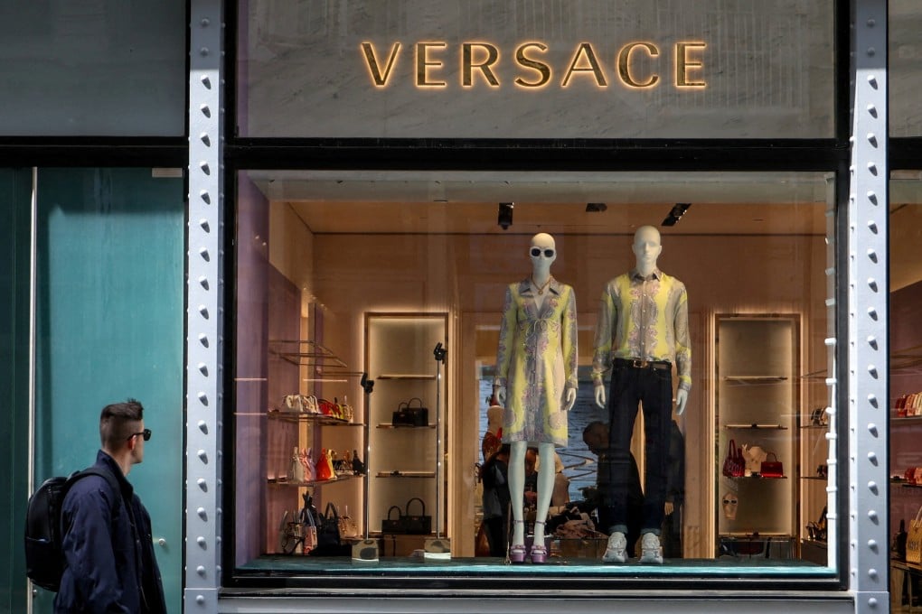 A Versace store in New York. Donatella Versace has welcomed the purchase of her family’s brand by its Milan rivals, Prada. Photo: Reuters