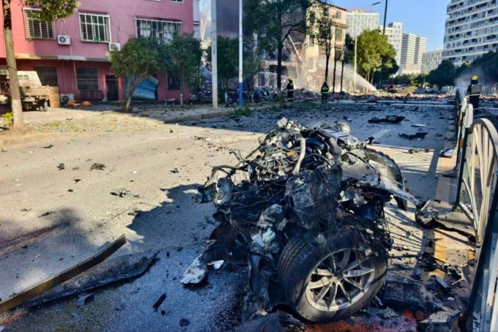 Shandong-based news outlet the Qilu Evening News reported on Monday that the blast occurred on Sunday. Photo: Handout