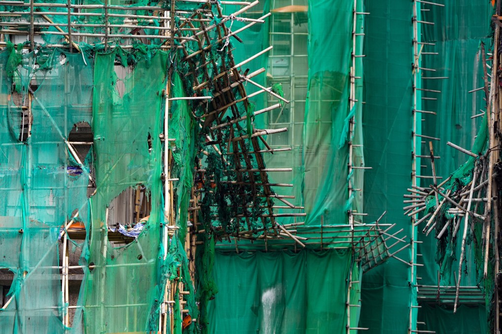 Wang Fuk Court had been undergoing extensive renovation work. Photo: Eugene Lee