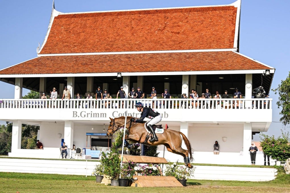 Patrick Lam clears another hurdle during his flawless final round. Photo: Hong Kong Jockey Club