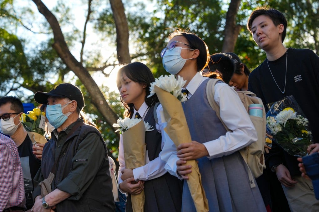 Hongkongers have been visiting a spot near the scene of the tragedy to mourn the victims. Photo: Karma Lo