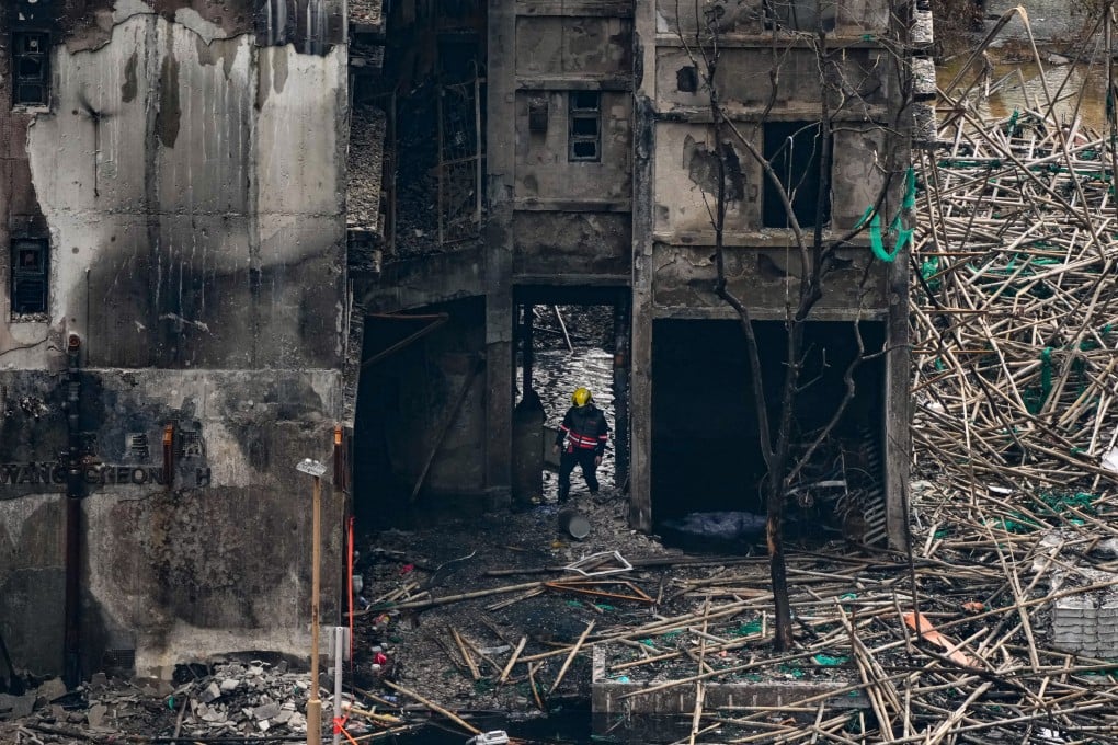 The blaze at Wang Fuk Court in Tai Po has sparked citywide checks of work by renovation contractor Prestige Construction and Engineering Company. Photo: Karma Lo