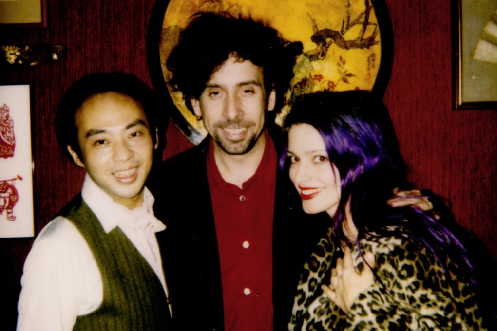 (From left) Tai “Davé“ Cheung, US filmmaker Tim Burton and Lisa Marie Presley are pictured at Davé, a legendary Chinese restaurant in Paris, France that saw celebrities including Madonna, Leonardo DiCaprio, Cameron Diaz, Keanu Reeves, David Bowie, Tina Turner, Janet Jackson, Yves Saint Laurent and Tom Ford dine there.