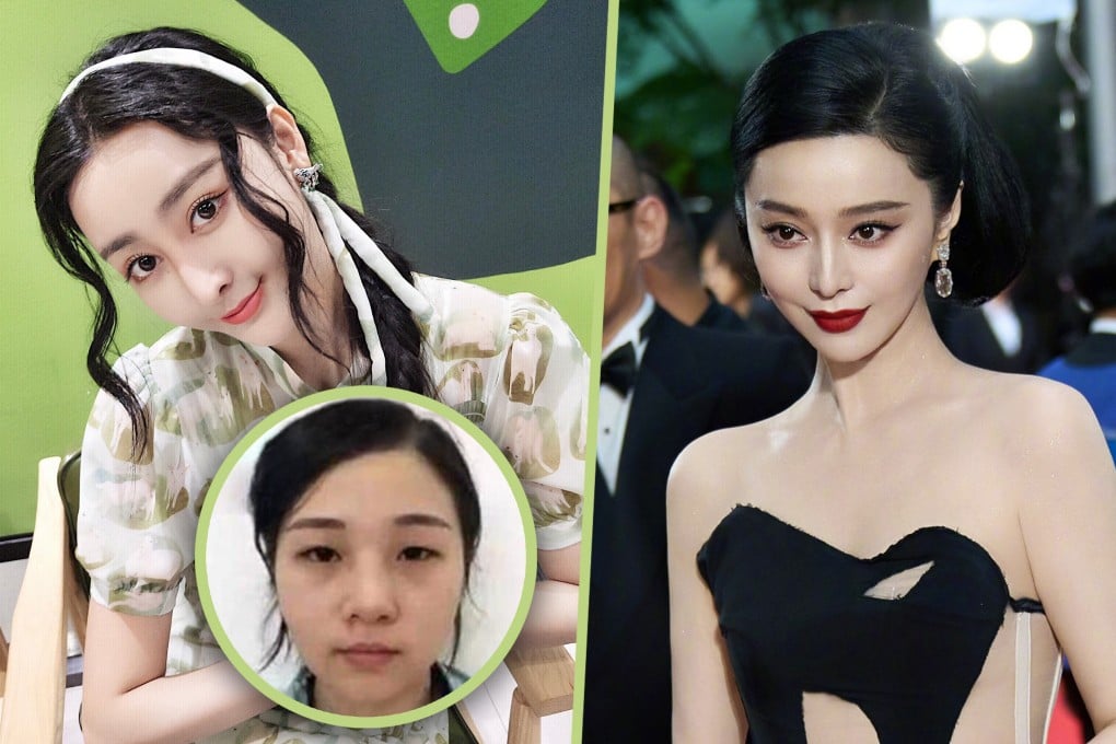 A wealthy woman in China spent US$1 million on cosmetic surgery to look like famous actress Fan Bingbing. Photo: Weibo/Sohu