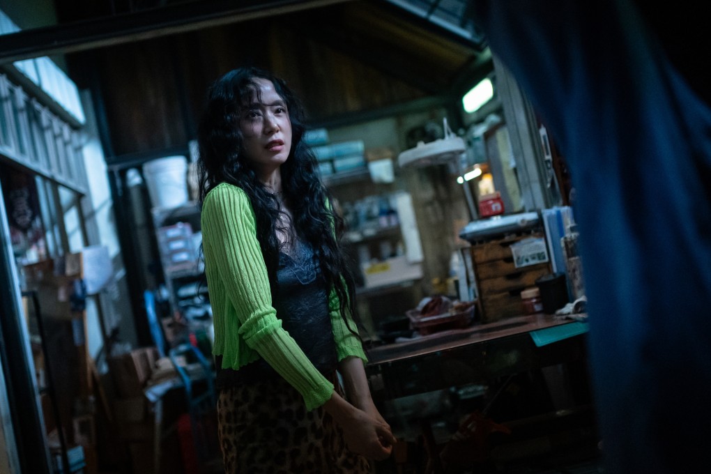 Jeon Do-yeon as accused murderer An Yun-su in a still from The Price of Confession. Kim Go-eun and Park Hae-soo co-star. Photo: Netflix