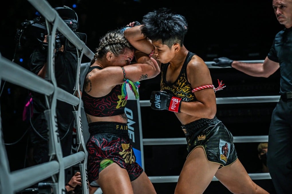 Phetjeeja Lukjaoporongtom, ONE women’s atomweight kickboxing world champion, will return to Muay Thai at ONE Fight Night 38. Photo: Handout