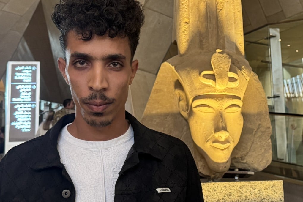Egyptian influencer Youssef Mohamed has gone viral for a photo he posted showing his resemblance to a pharaoh of ancient Egypt. Photo: Christoph Meyer/dpa