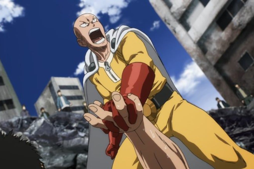 A still from Japanese superhero saga One-Punch Man. The latest episode garnered complaints about its uneven pacing and “rushed” storytelling. Photo: Netflix