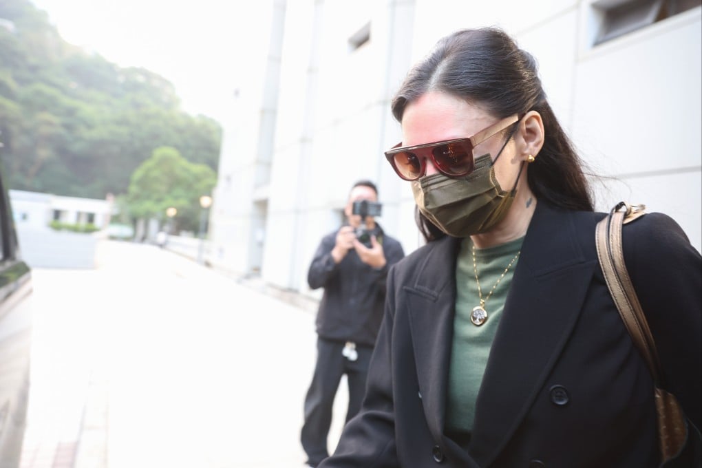 Actress Cecilia Cheung Pak-chi, leaves High Court. 
Photo: Edmond So