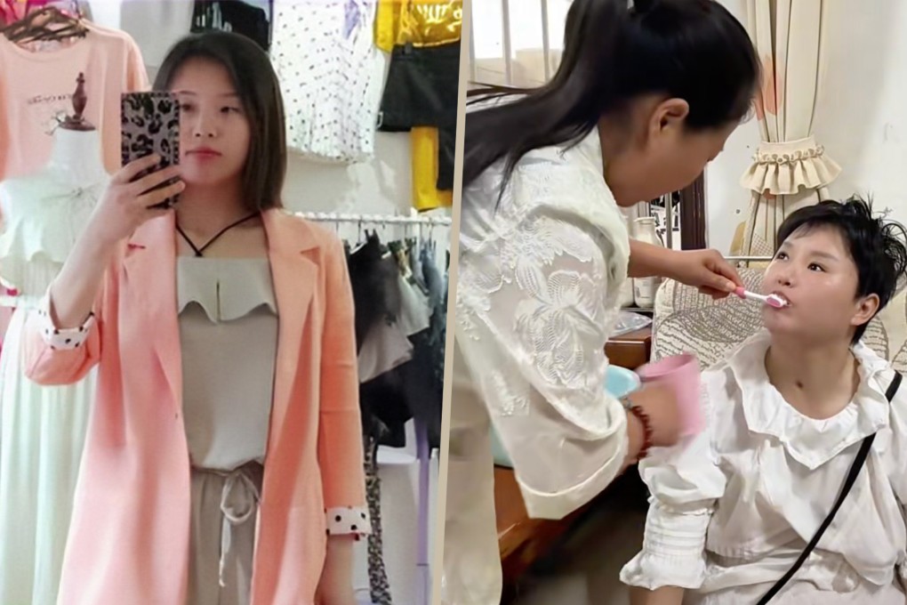 For five years, a woman has cared for her daughter-in-law, who is in a vegetative state after an accident, borrowing one million yuan for treatment. Photo: Douyin