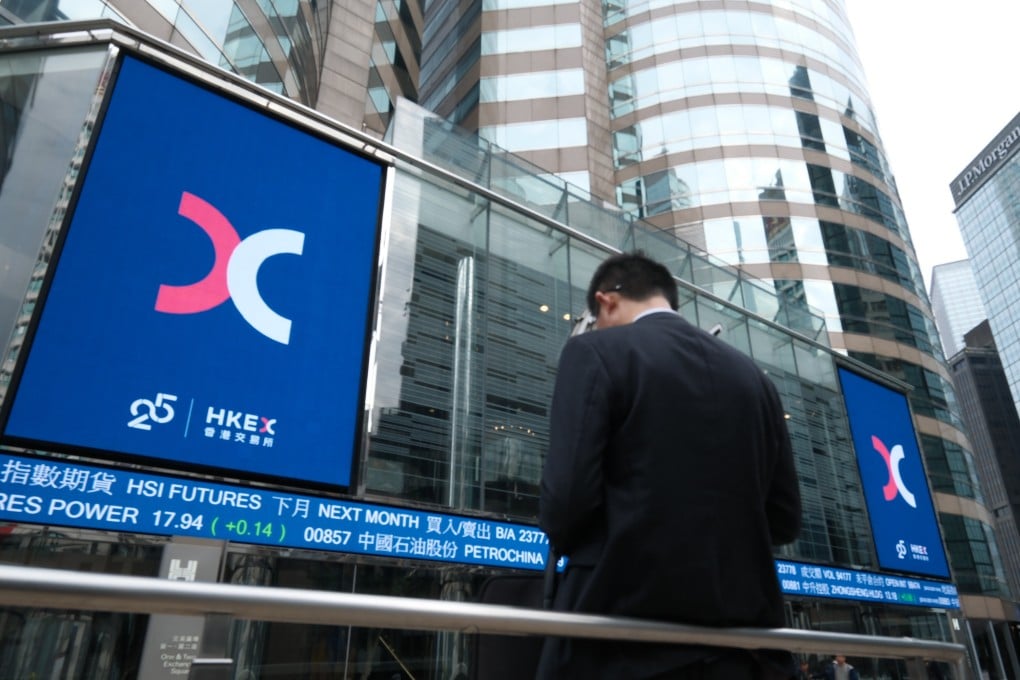 The Hang Seng Index swings between gains and losses on Monday. Photo: China News Service